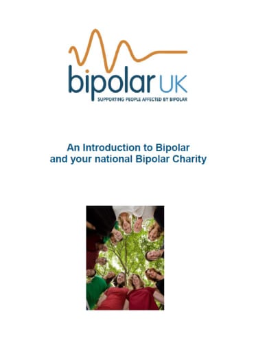 Bipolar UK Charity Leaflet 2016